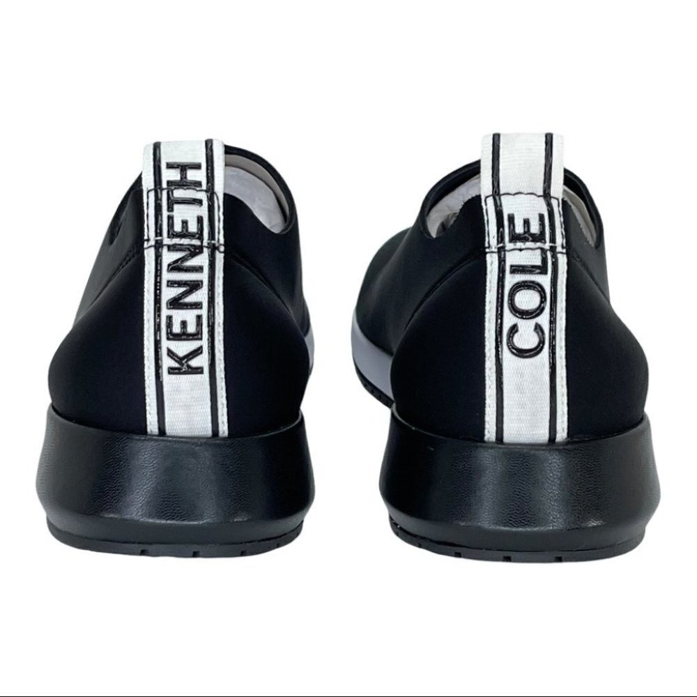Kenneth Cole Santell Black Neoprene Slip On Sneakers Size 9.5M - Picture 6 of 12